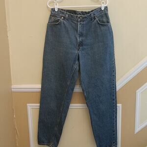 Vintage Levis 950 Orange Tab Relaxed Fit Tapered Jeans size 14